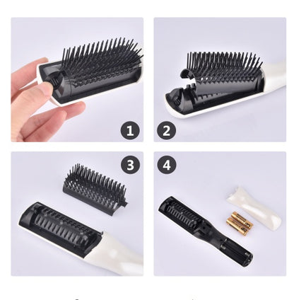 Infrared Ray Growth Laser Hair Comb Massage Equipment Hair Brush Massager Laser Anti Hair Loss Electric Vibration Hairbrush S46